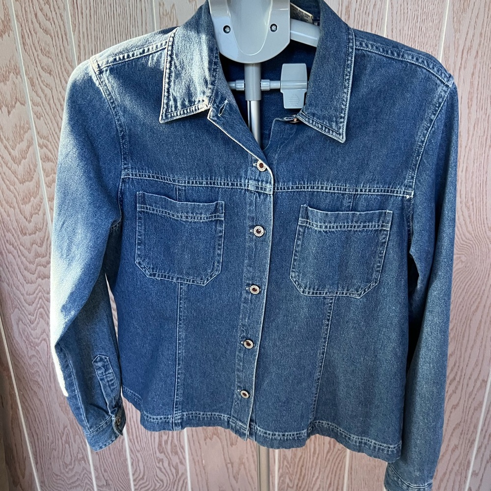 BILL BLASS vintage Denim Button-Up shirt
